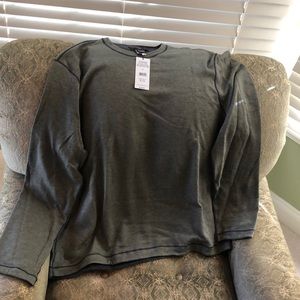 New XL Black Brown 1826 crew neck shirt